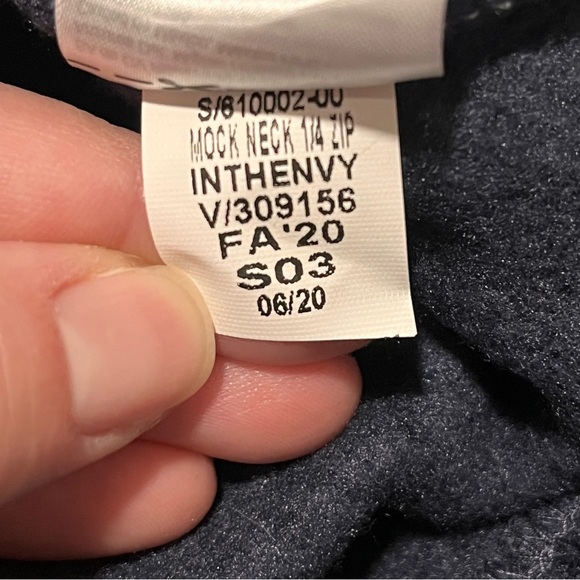 Old Navy Quarter Zip Pullover Sweater Sweatshirt Knit Blue Mens XXL NWT - Picture 14 of 15